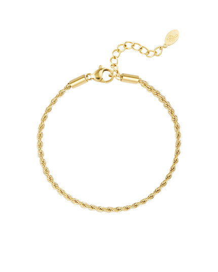 Smal gedraaide armband