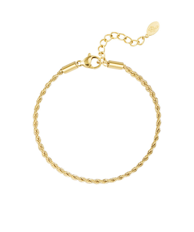 Smal gedraaide armband