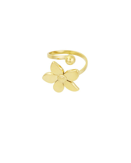flower dot ring