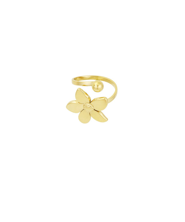 flower dot ring
