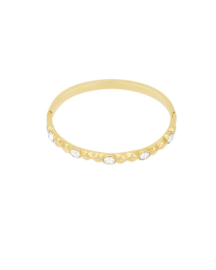 diamond relief bangle