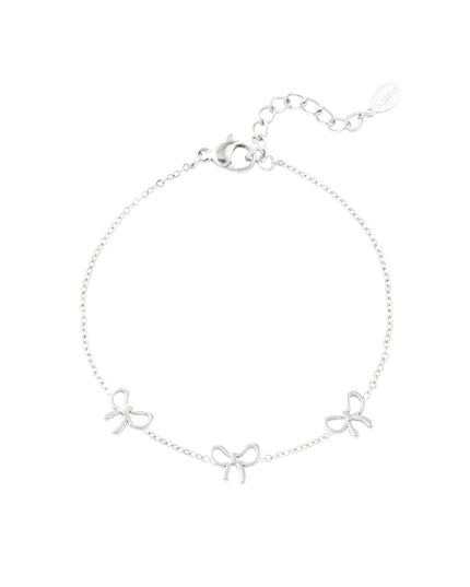 Fijne strikjes armband