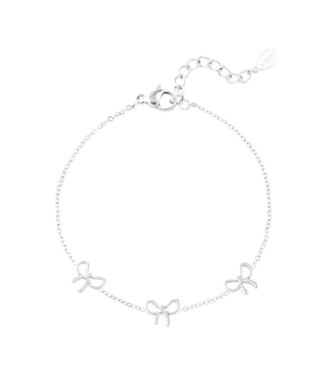Fijne strikjes armband