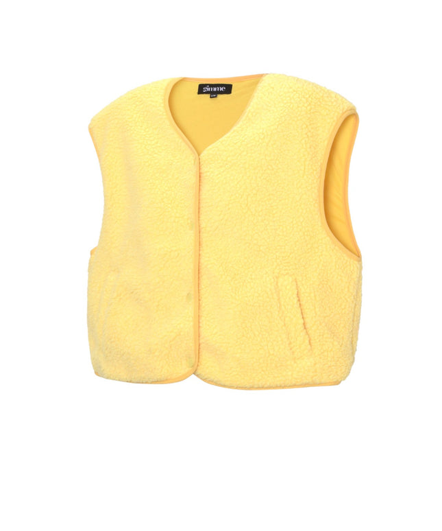 Fluffy gilets met knopen