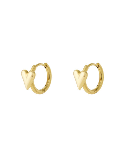 Mini hartjes oorbellen