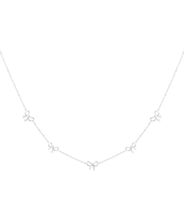 Simpele strikjes ketting