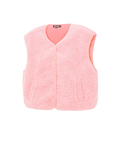 Fluffy gilets met knopen