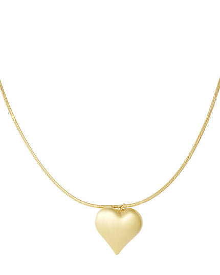 Groot hart ketting